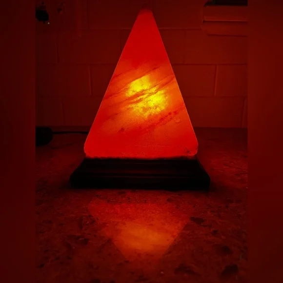 Pyramid Himalayan Salt Lamp - Picture 3 of 16